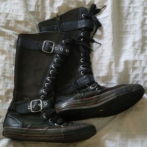 Suede and Leather Converse All Star Boots